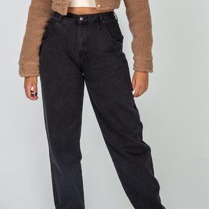 Princess Polly Harriett Dad Jean Black